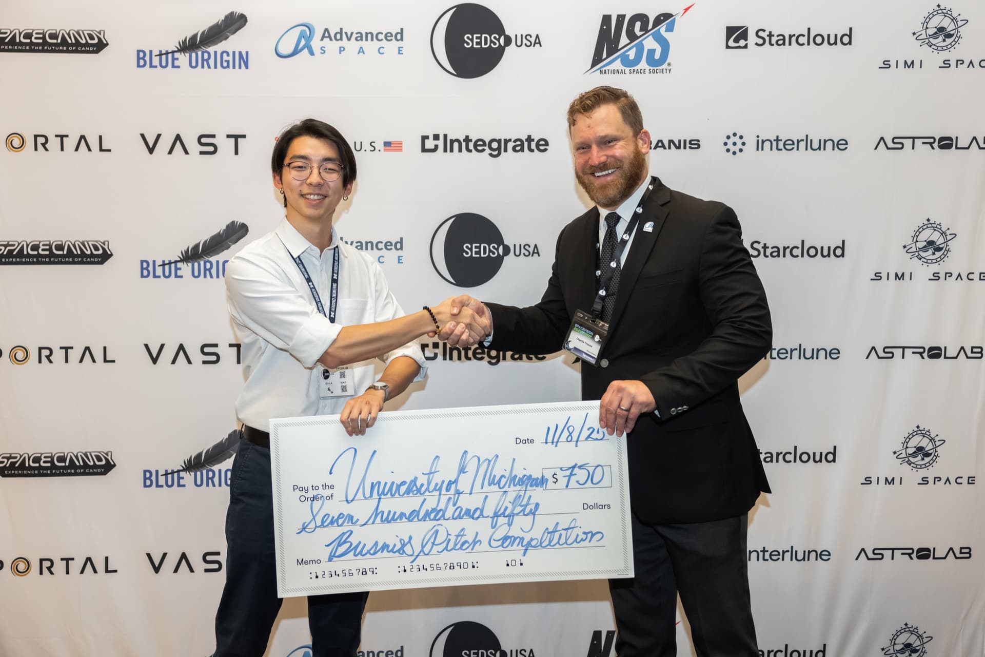 Business Pitch 1st place winner — University of Michigan