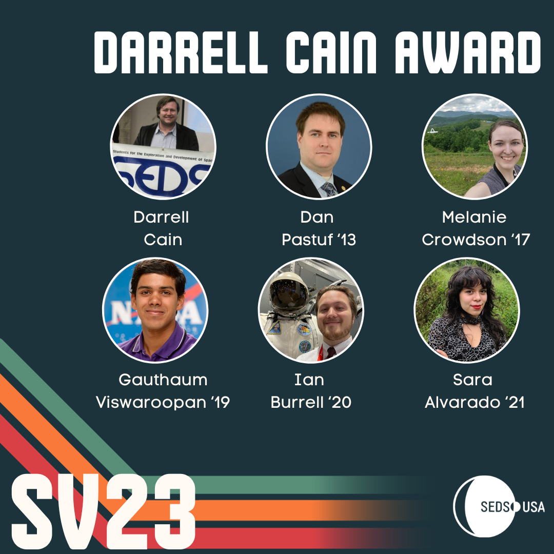 Darrell Cain Award winners